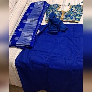 Blue Sari